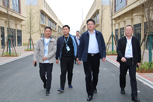 常德市委常委、市当局常务副市长罗毅君调研老哥网常德高星国际商贸物流城项目(图2)